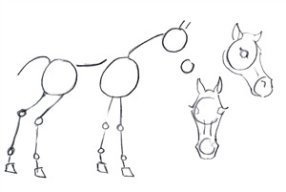 How To Draw A Horse - Easy Step by Step from Head to Hoof