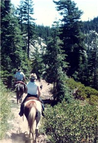 trail ride in the Marble mountains