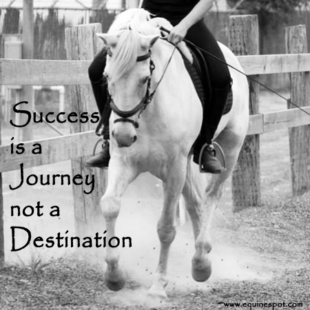 Success is a journey not a destination.